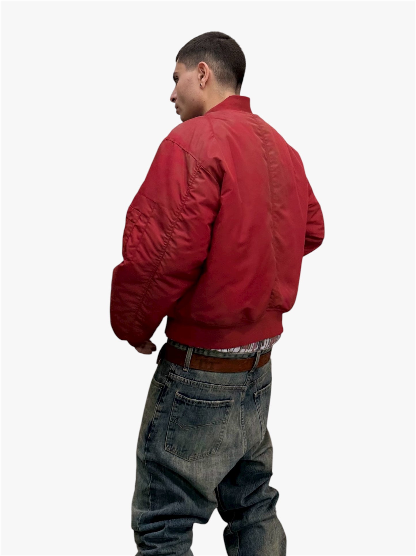 Faded X Bomber