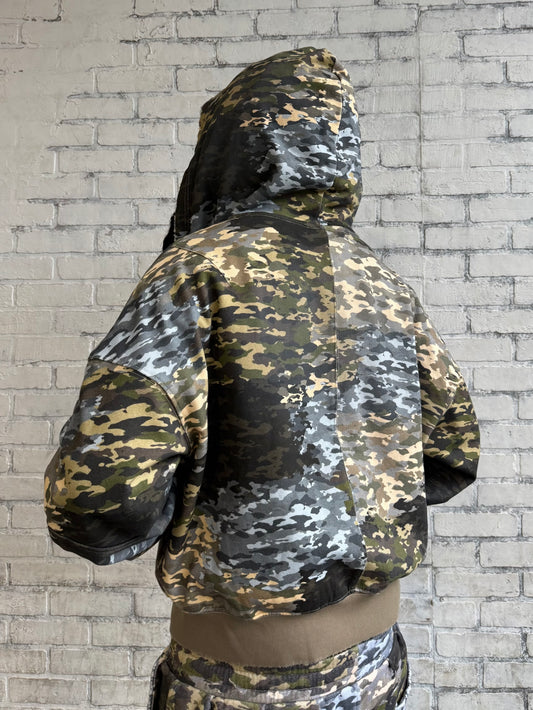 Mixed Camo Hoodie