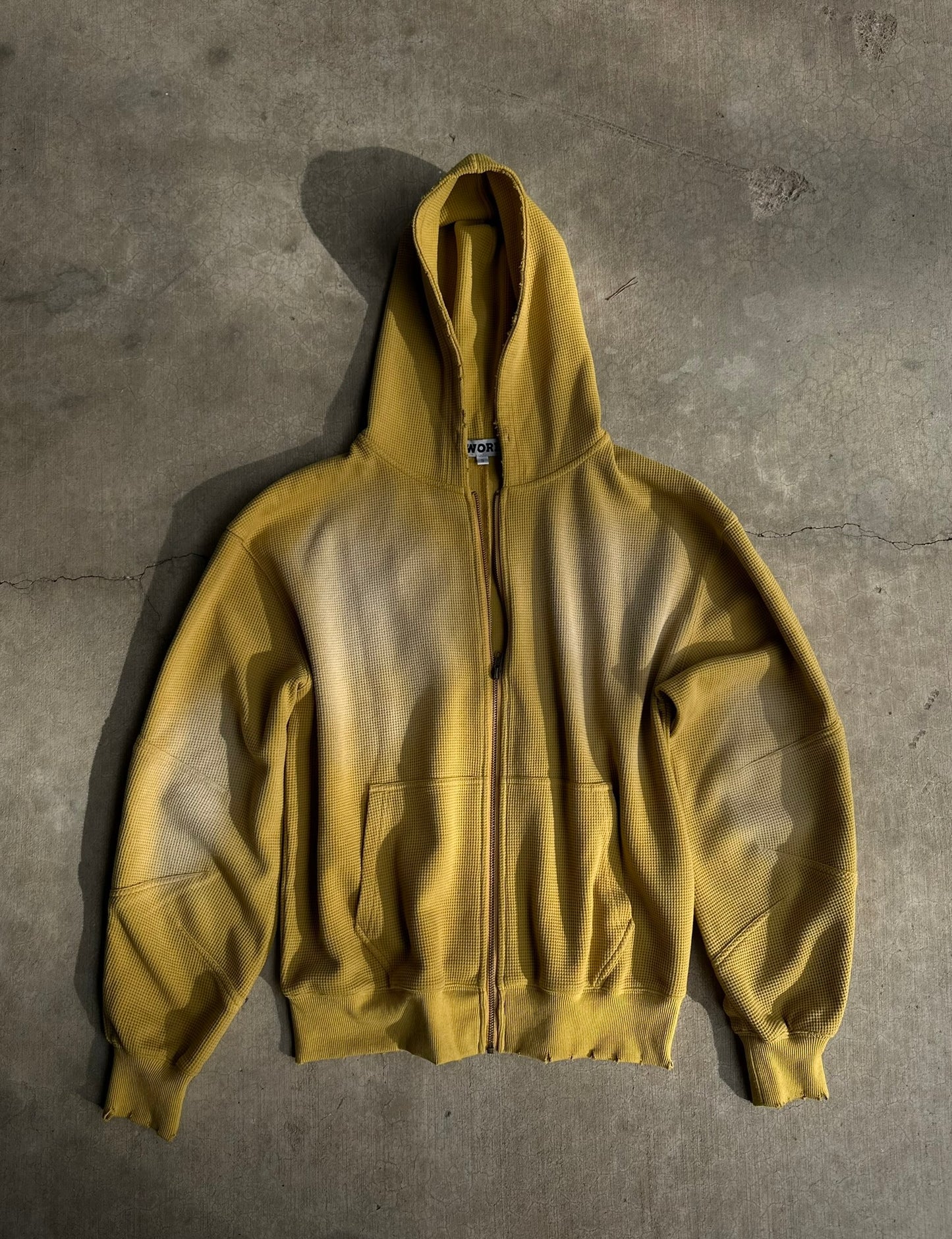 Darted Zip-up Hoodie