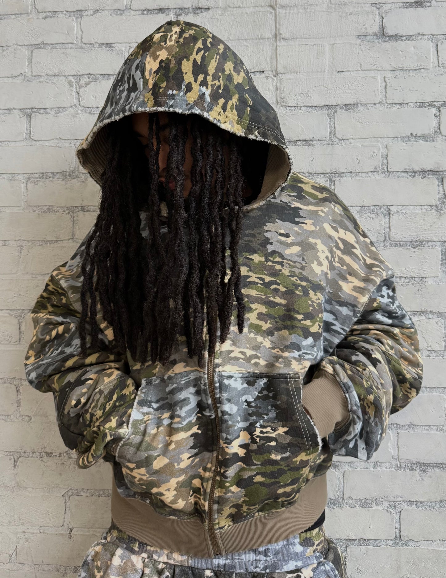 Mixed Camo Hoodie