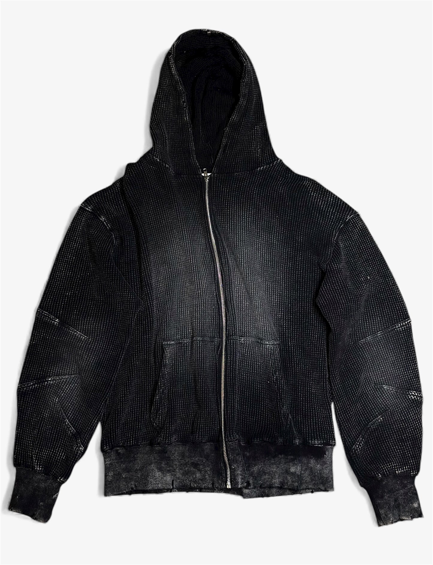 Darted Zip-up Hoodie