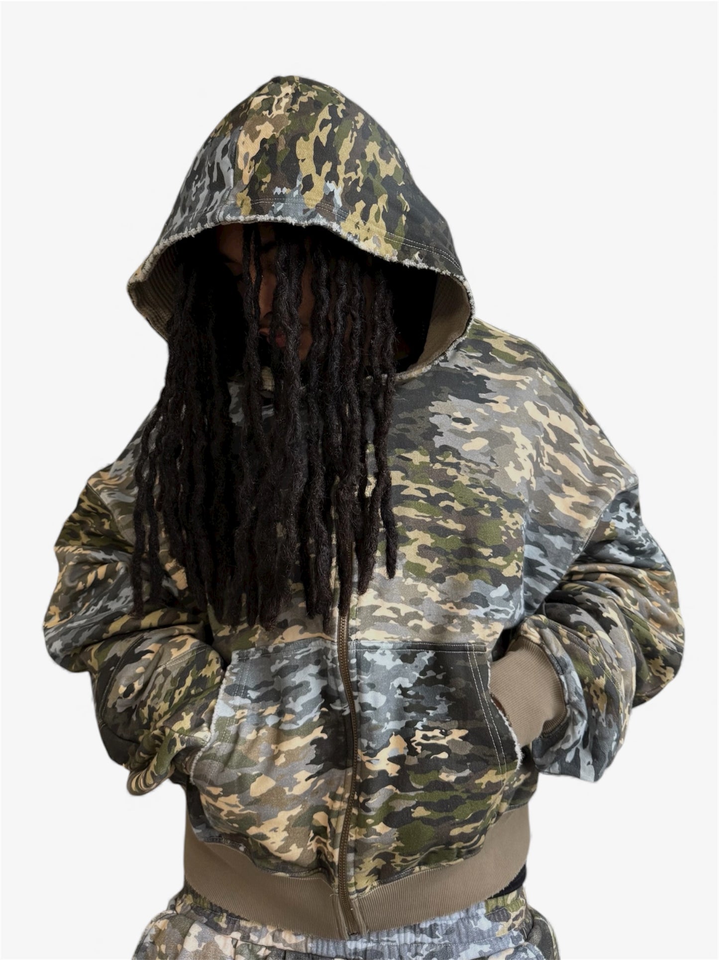 Mixed Camo Hoodie