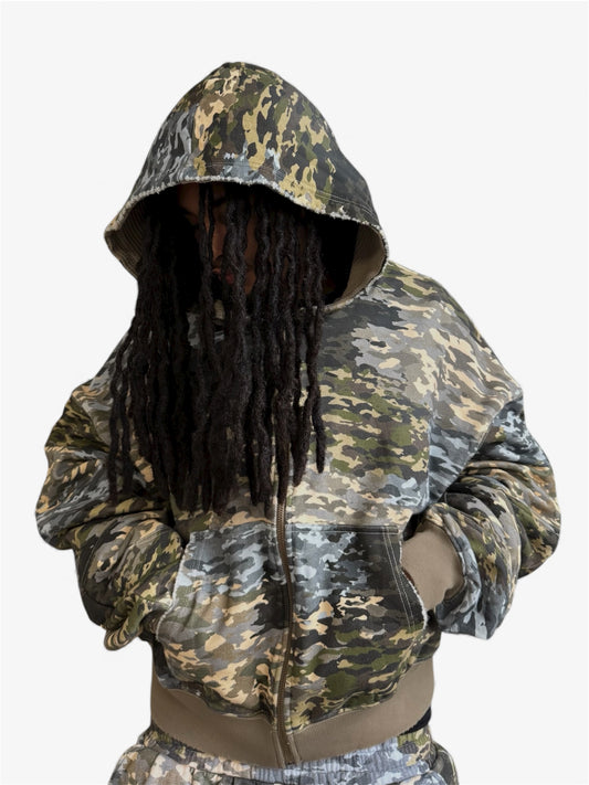 Mixed Camo Hoodie