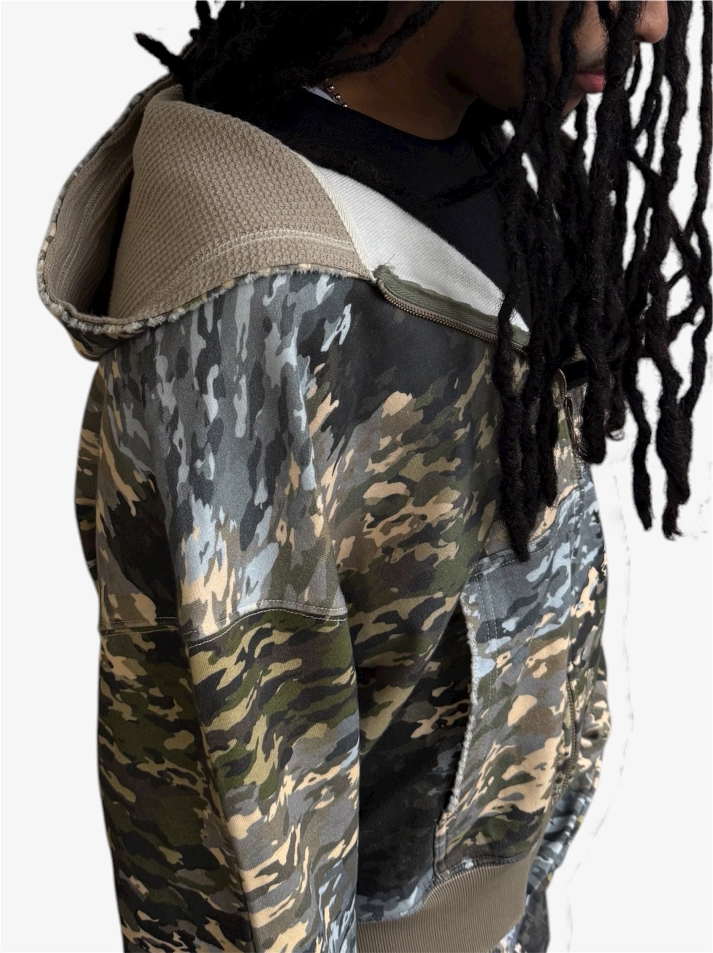 Mixed Camo Hoodie