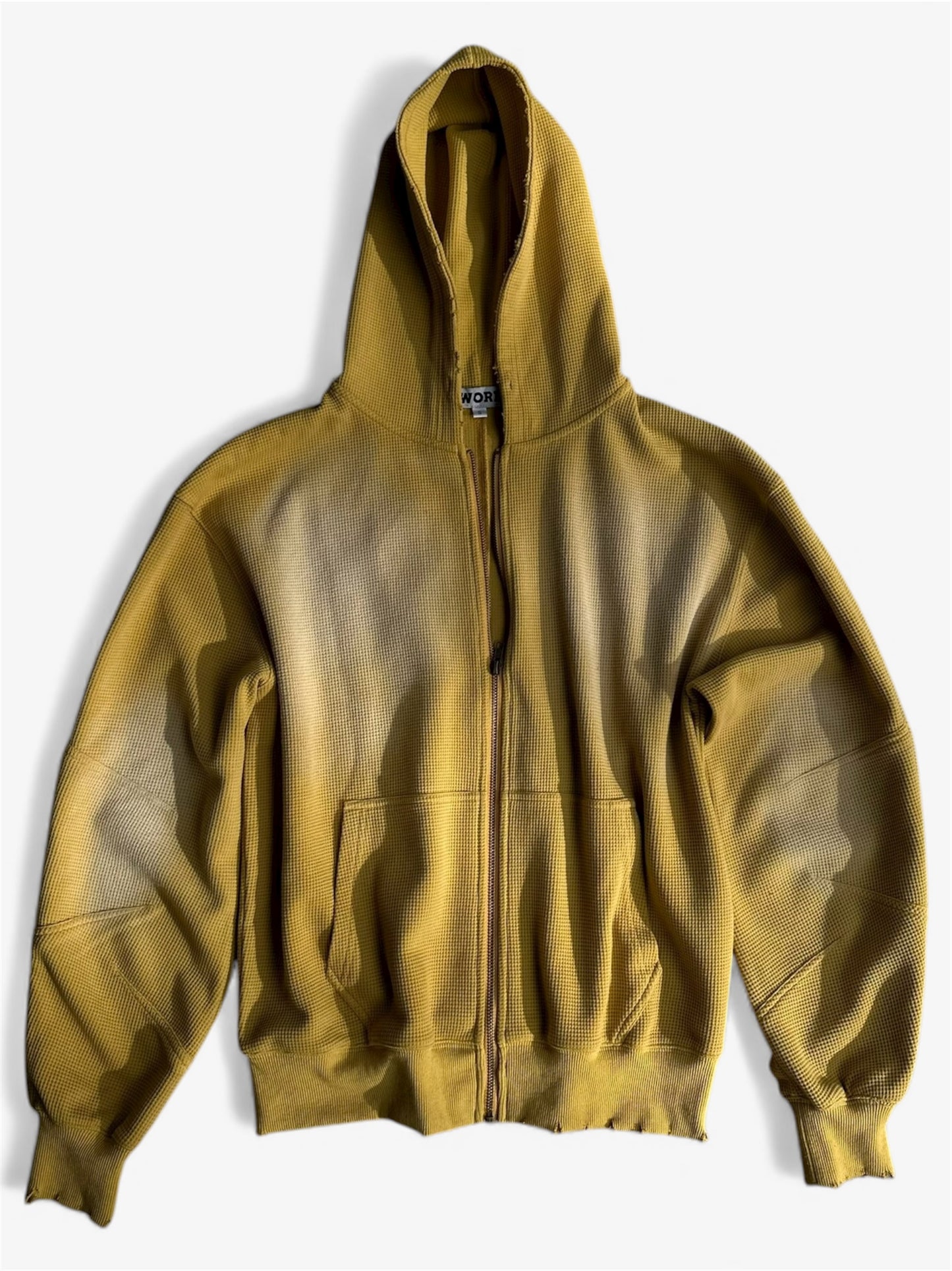 Darted Zip-up Hoodie